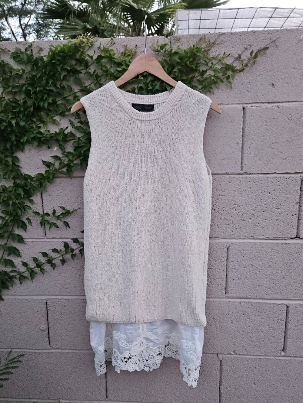 ZARA Knit and Lace Dress Duo